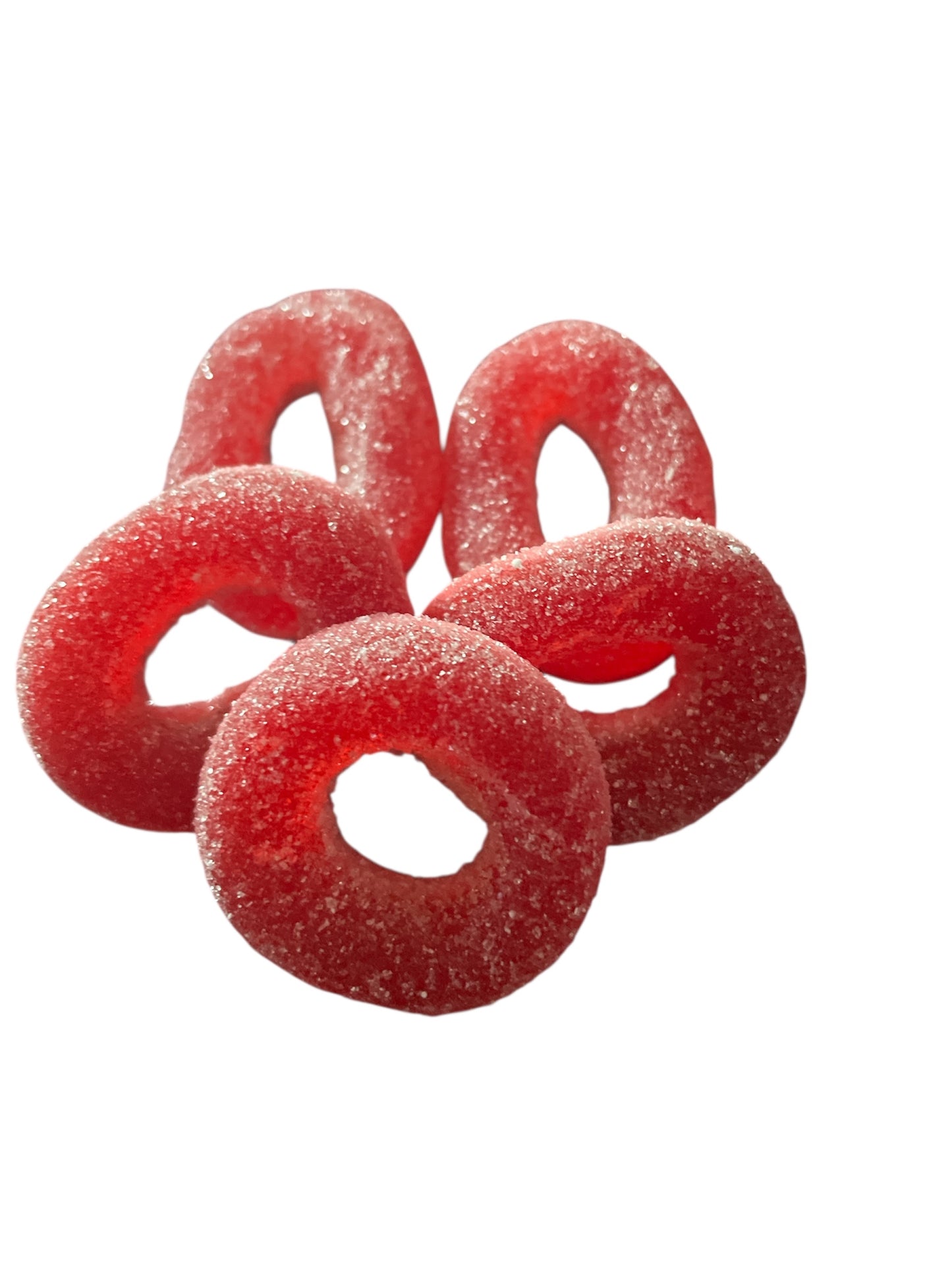 Anneau fraises,coca,passion,pĂȘche,framboise(100gr)đ